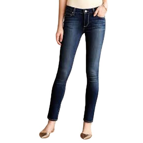 Paige Jeans Skyline Skinny Dark Wash Size 24 - Picture 2 of 8